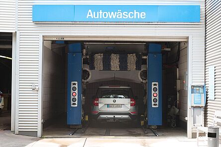 Waschanlage für Atowäsche beim Autohaus Vorländer
