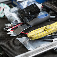 Werkzeug eines Kfz-Mechatronikers