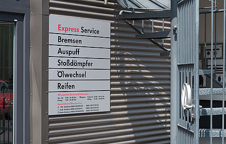 Service und Werkstatt